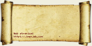 Jagodinka Palić vizit kartica